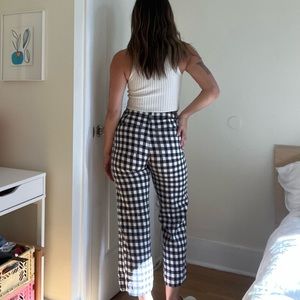 Maxwell Gingham High Waist Pants